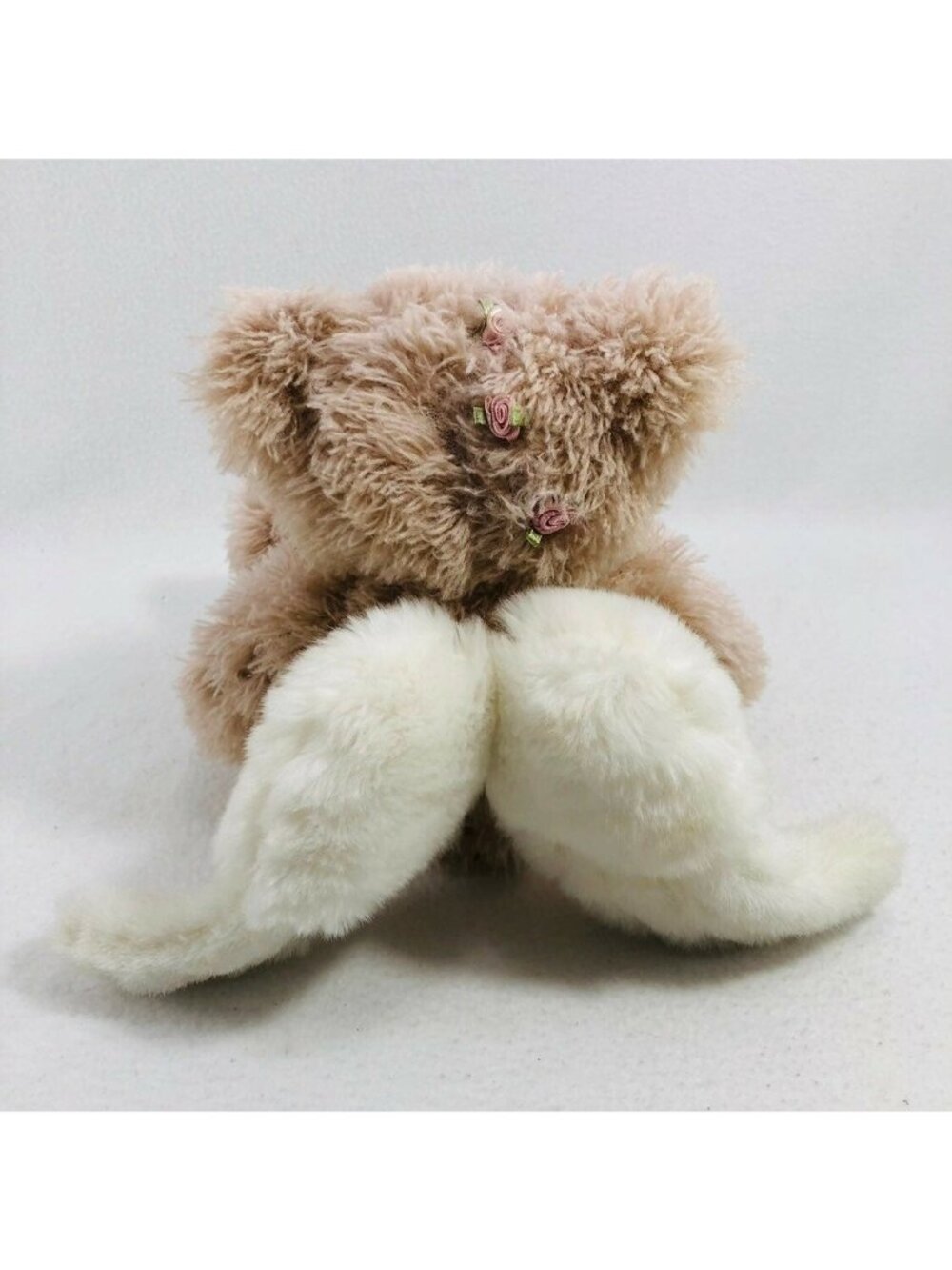 First Main Angel Wing Bear Plush Toy Guardian Girl Women Pink Flower Cuddle Kid - Picture 2 of 12